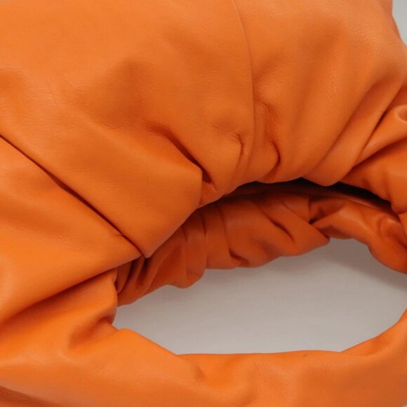 BOTTEGA VENETA Shoulder Bag Leather Orange - Picture 10 of 14